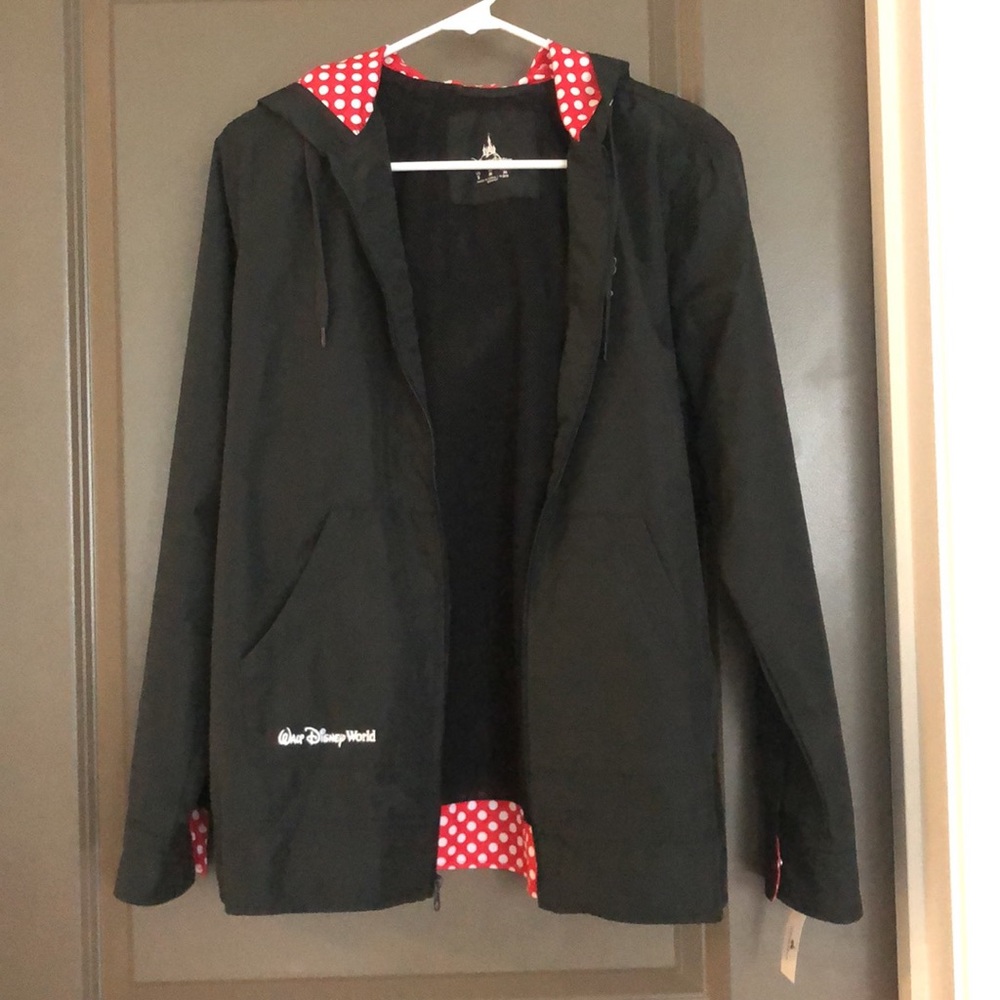Small Disney Minnie rain jacket zip hoodie black - Picture 7 of 11